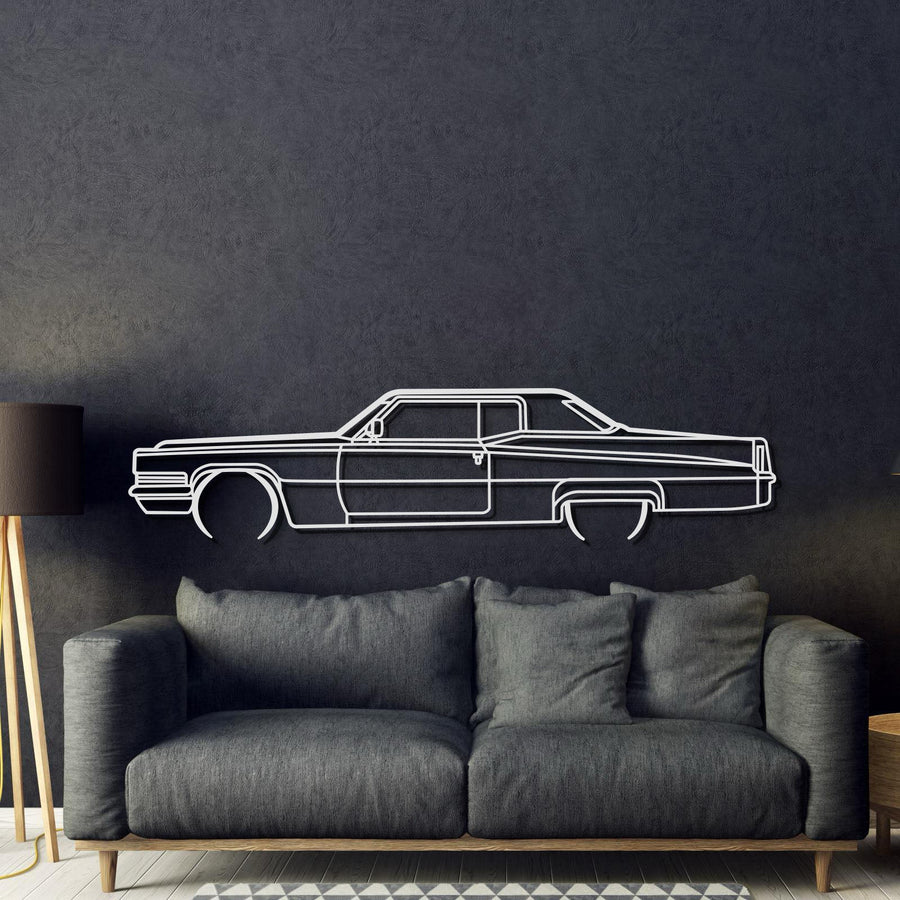 1970 Deville Metal Car Wall Art - MT0133