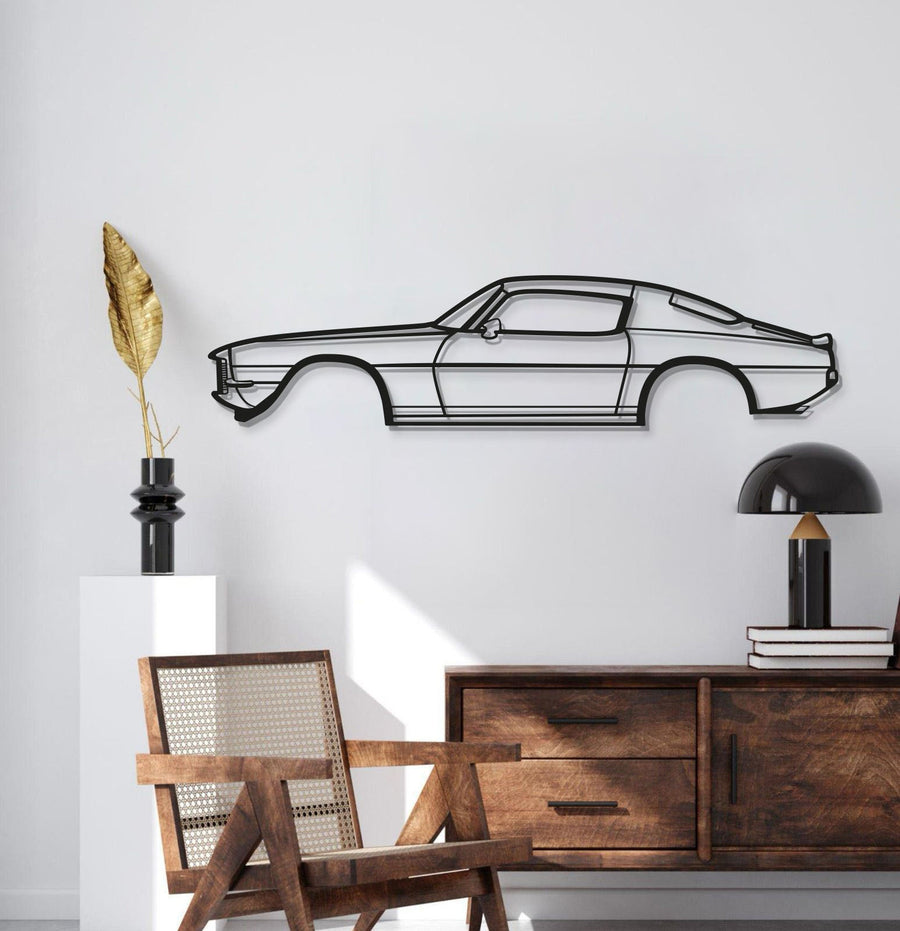 1971 Camaro Z28 Metal Car Wall Art - MT0138