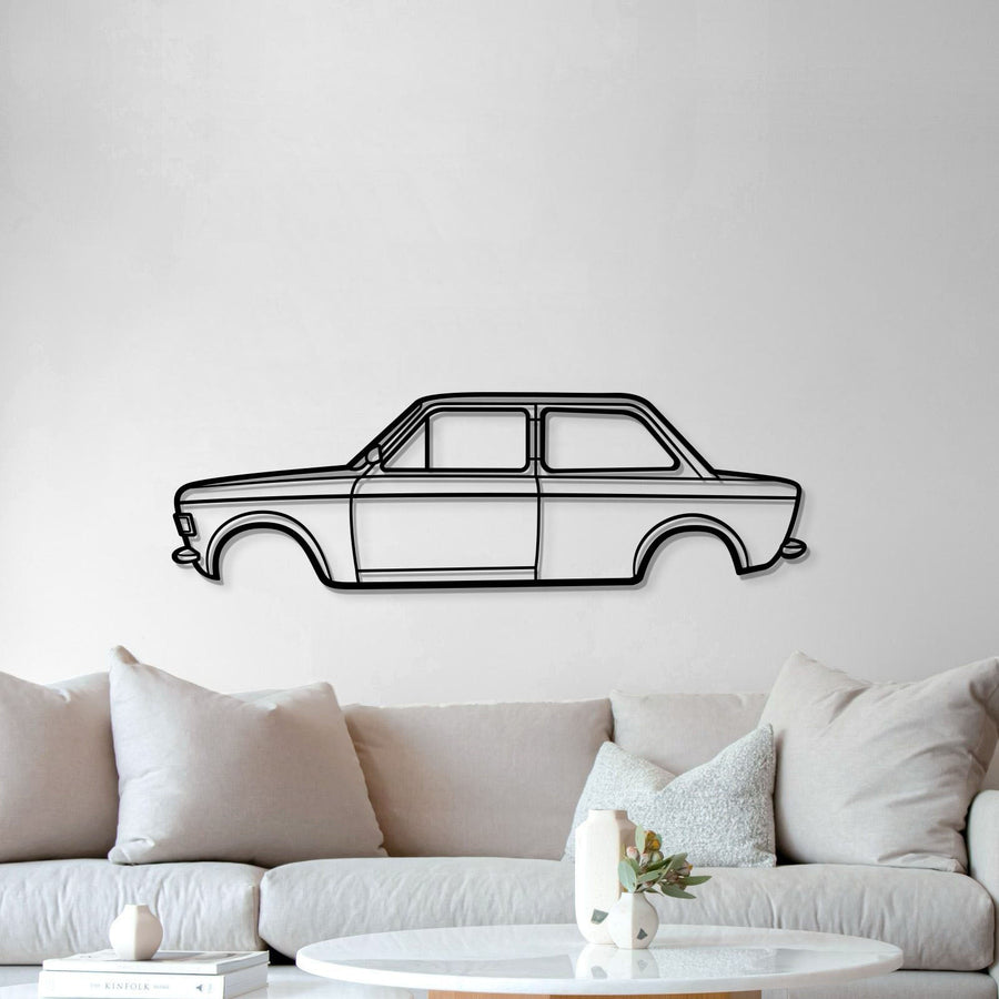 1971 128 Metal Car Wall Art - MT0178