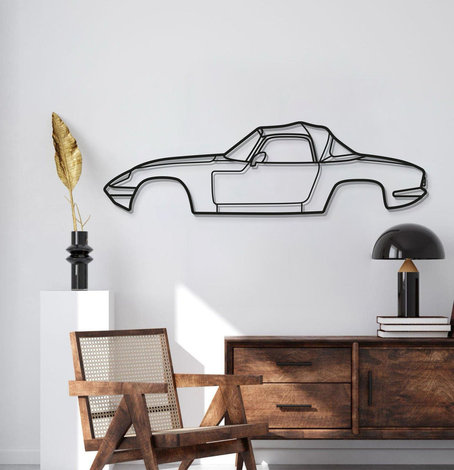 1971 Elan Sprint Metal Car Wall Art - MT0140