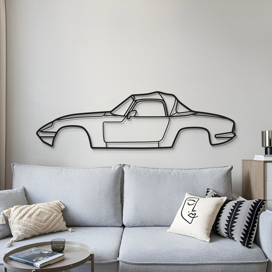 1971 Elan Sprint Metal Car Wall Art - MT0140