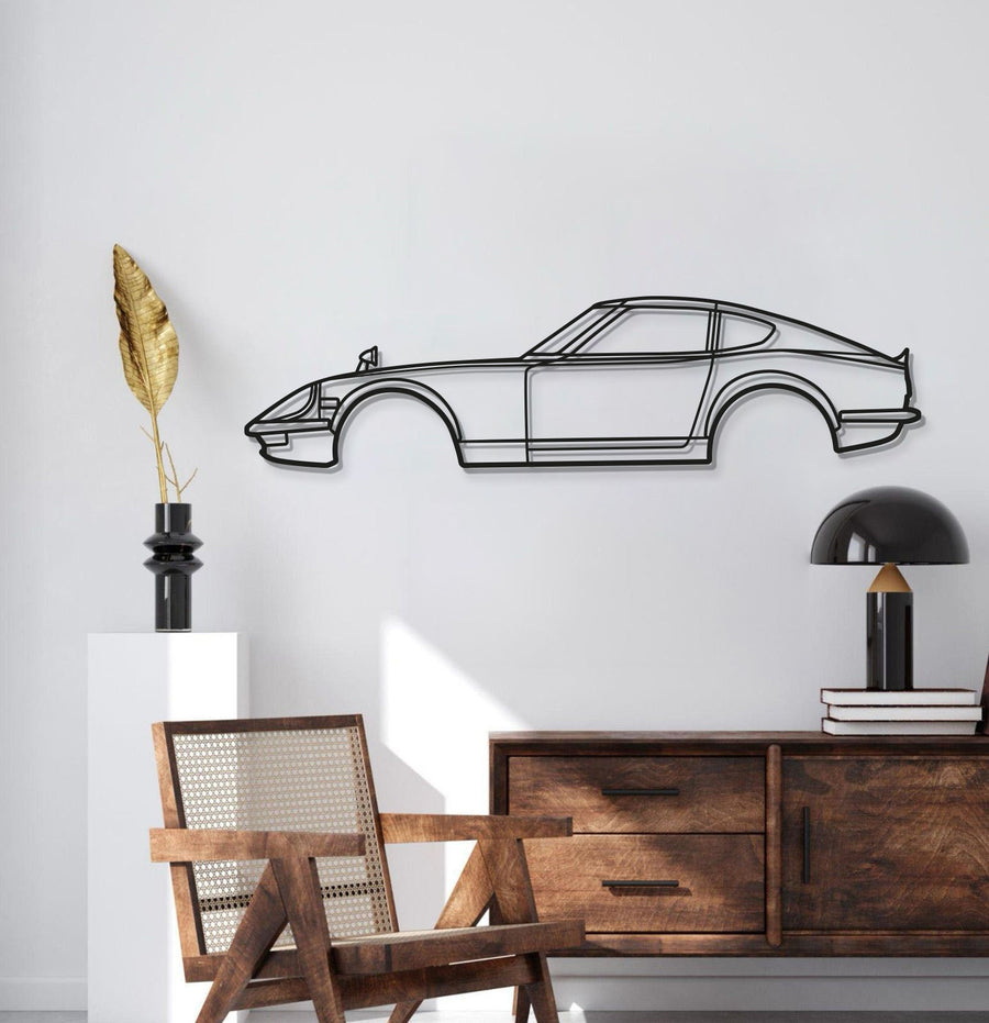 1971 Fairlady 240 ZG Metal Car Wall Art - MT0141