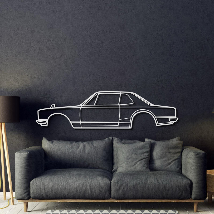 1971 Skyline 2000GT-R Metal Car Wall Art - MT0143