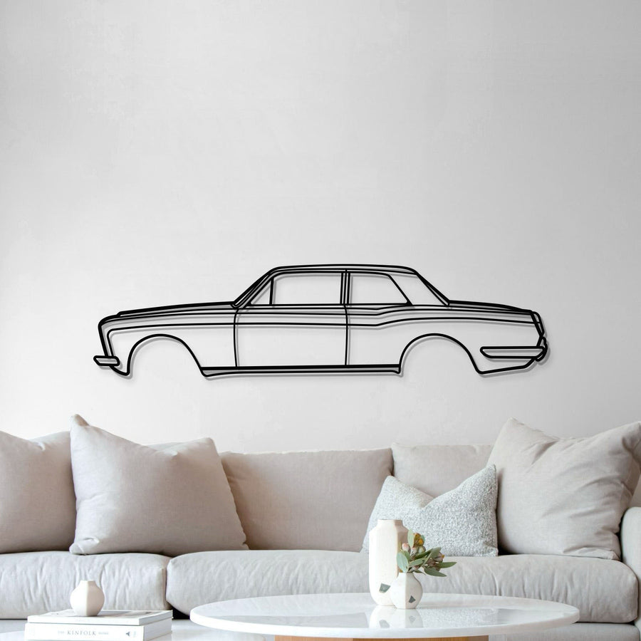 1971 Corniche Metal Car Wall Art - MT0139