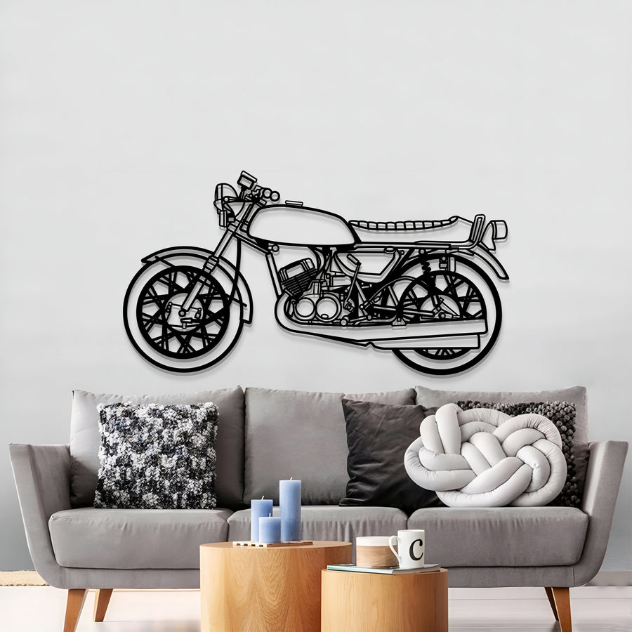 1972 500 Metal Motorcycle Wall Art - MT1402