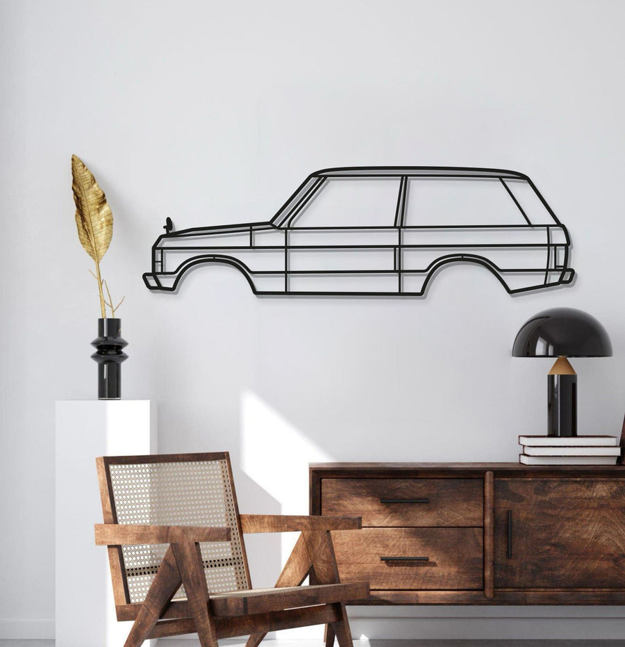 1973 Range Rover Metal Car Wall Art - MT0157