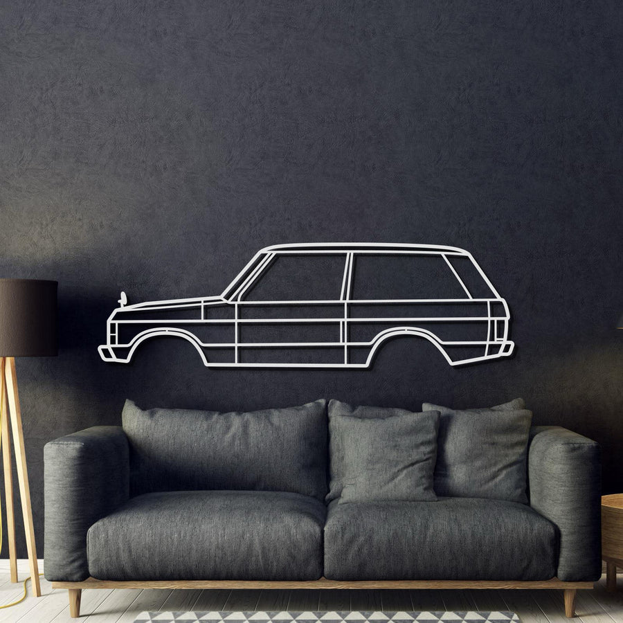 1973 Range Rover Metal Car Wall Art - MT0157