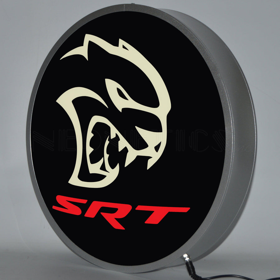 Dodge Hellcat SRT Backlit LED Sign (15