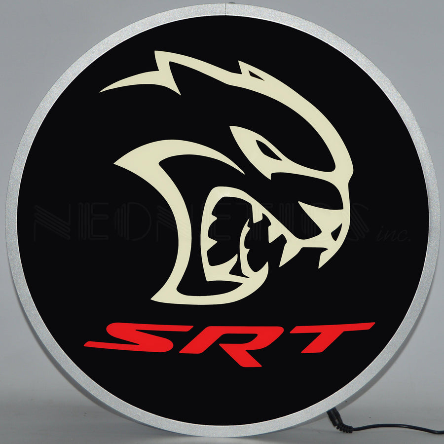 Dodge Hellcat SRT Backlit LED Sign (15