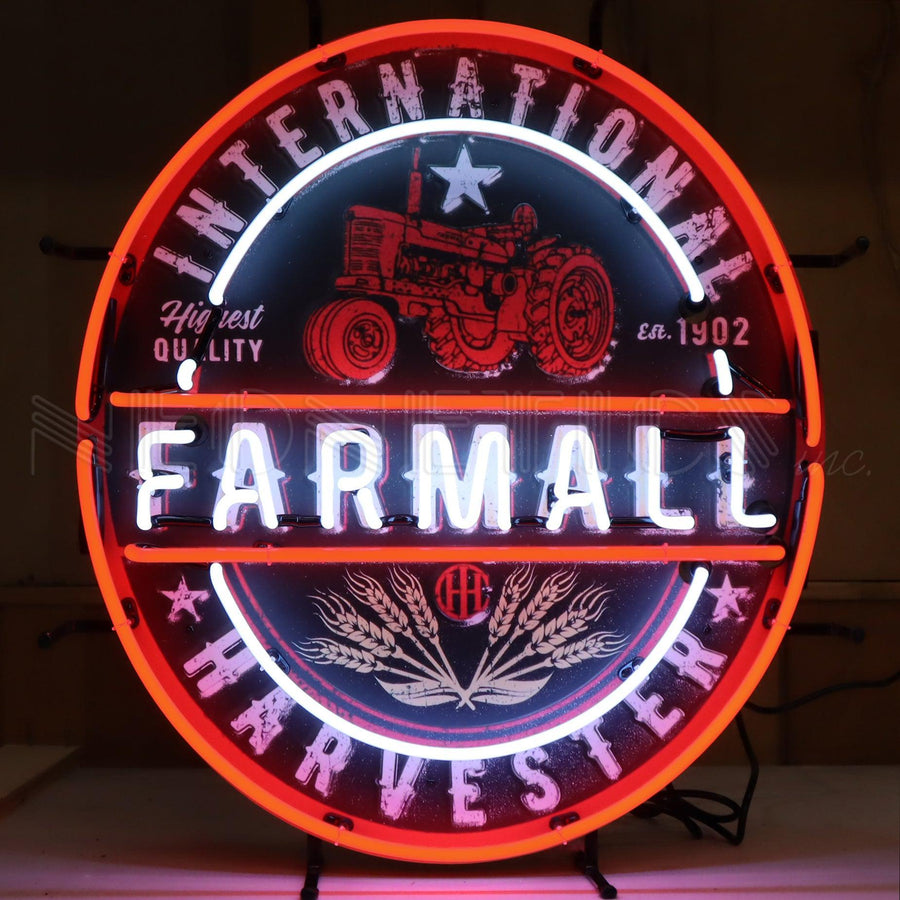 Farmall International Harvester Est. 1902 Neon Sign