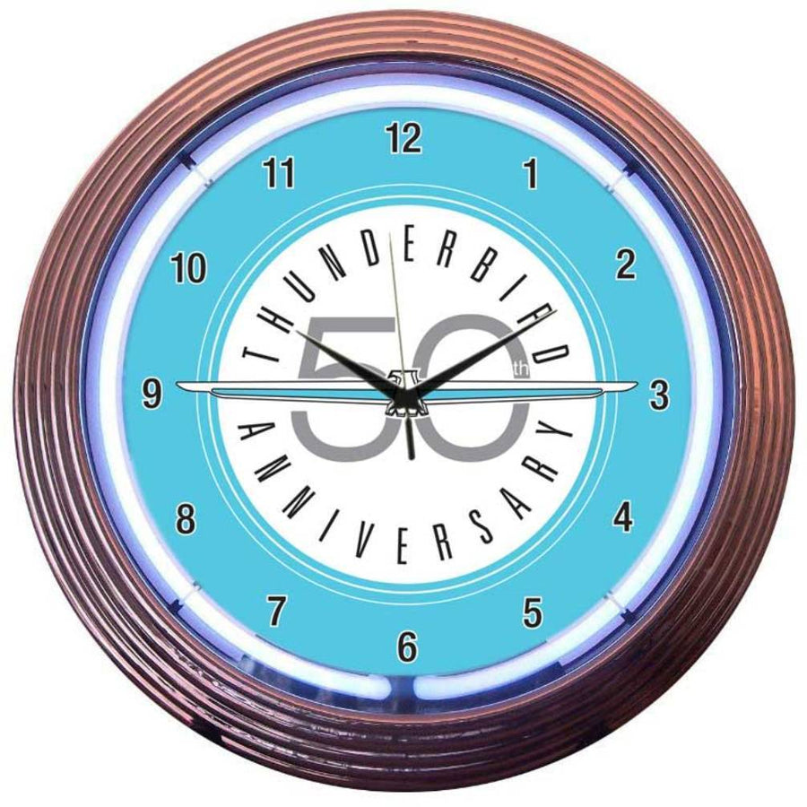 Ford Thunderbird Neon Clock