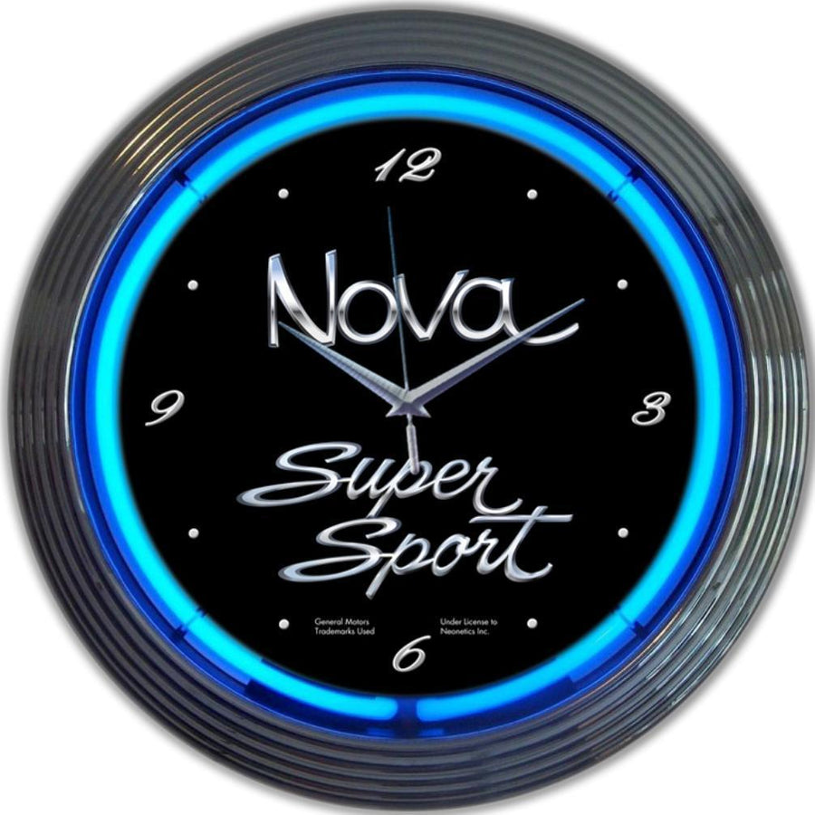 GM Chevy Nova Neon Clock