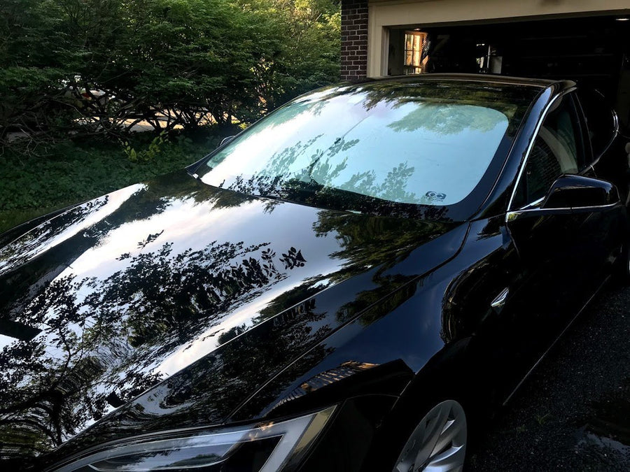 OC Sun Shade on Tesla Model S