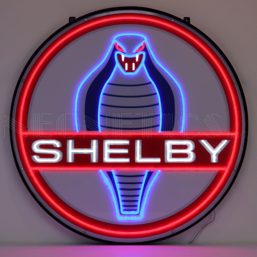 Shelby Cobra LED Flex-Neon Sign in Steel Can