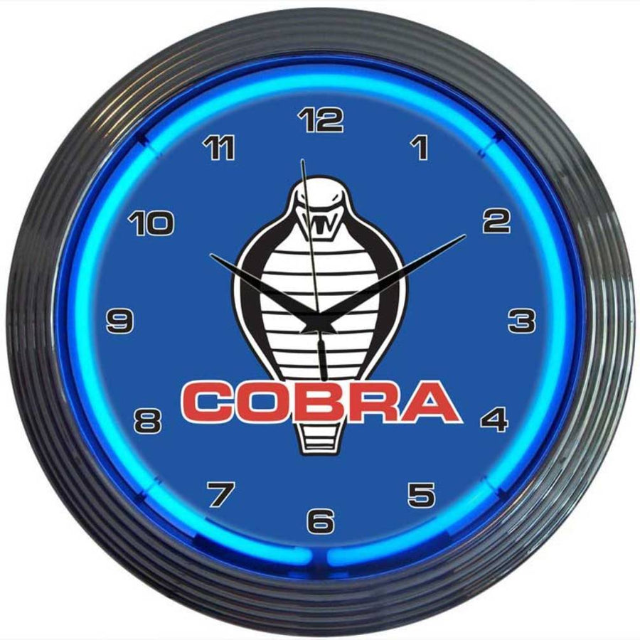 Shelby Cobra Neon Clock