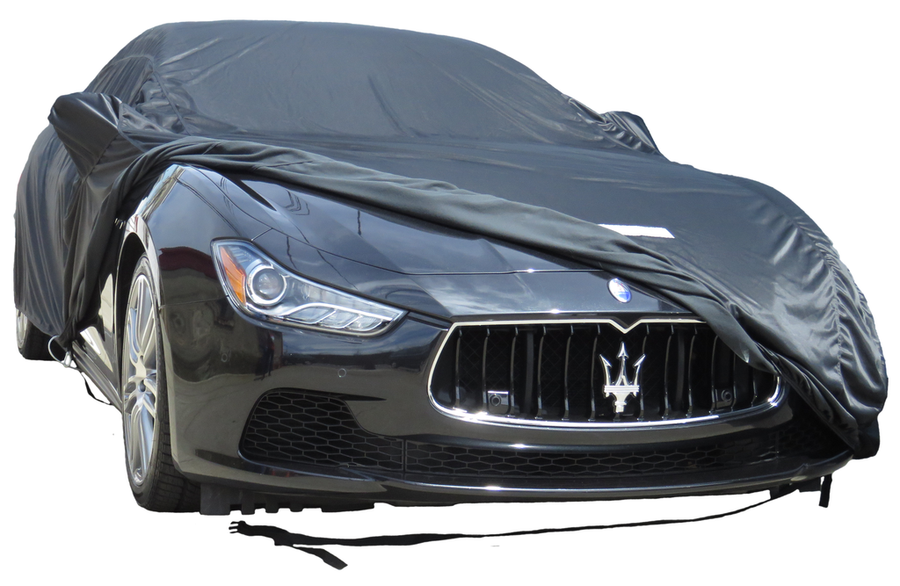 Indoor Select-Fleece Car Cover Kit. Lifetime Replacement Warranty. Soft, stretchy, fuzzy, breathable fleece material.