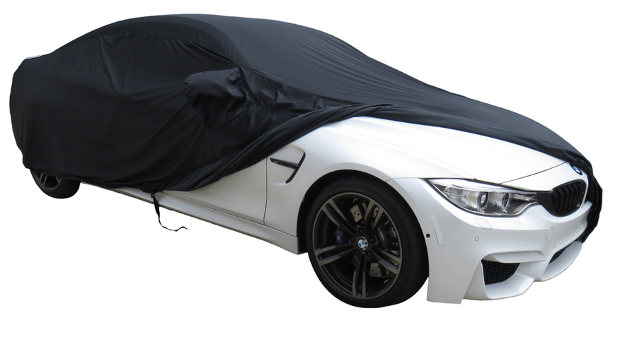 Outdoor and Indoor Select-Fit Car Cover Kit UV Reflecting Water Resistant and Washable. Includes 3 wind straps storage bag and lock