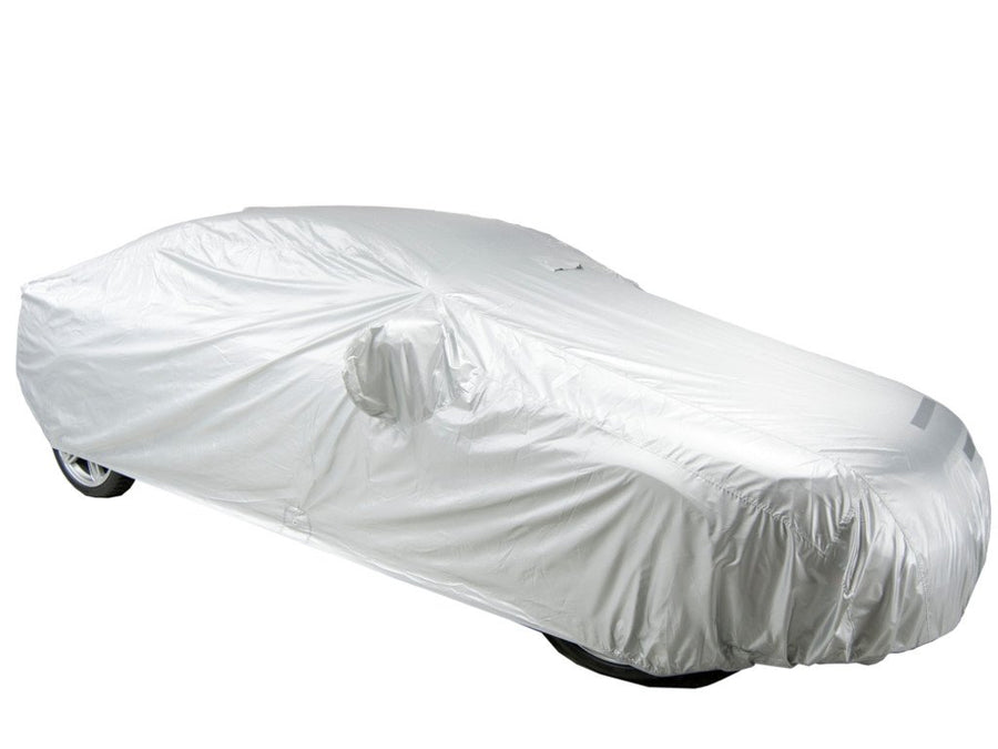 Outdoor and Indoor Select-Fit Car Cover Kit UV Reflecting Water Resistant and Washable. Includes 3 wind straps storage bag and lock